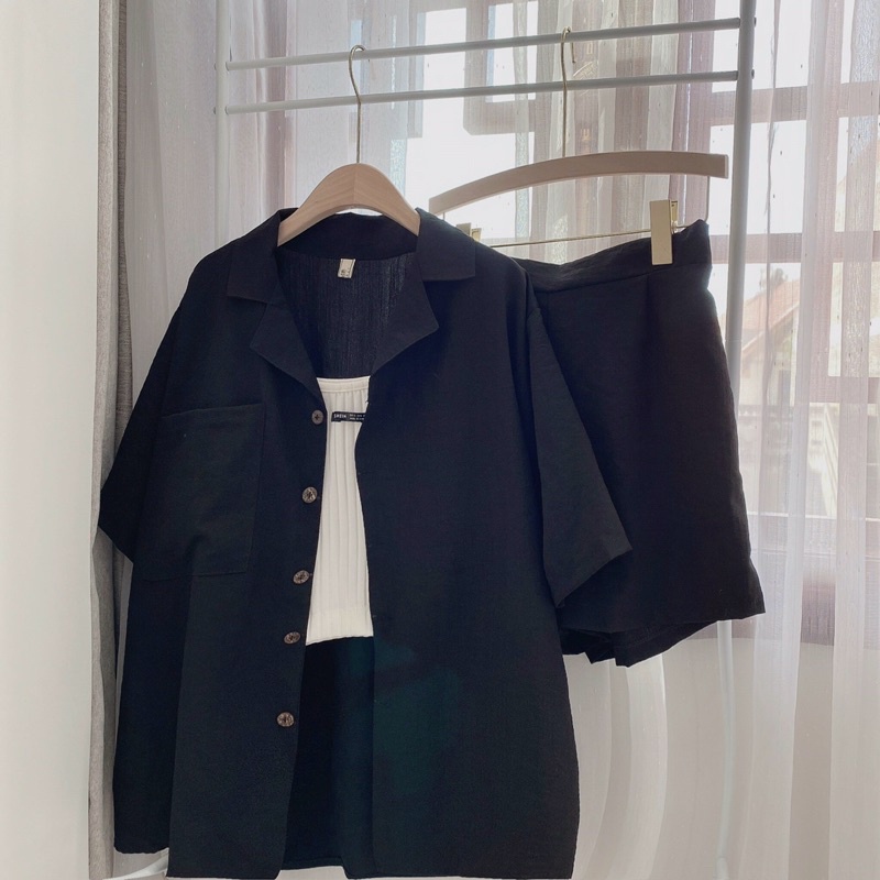 SET VEST FORM RỘNG MIX SOOC KÈM ÁO LEN TĂM | BigBuy360 - bigbuy360.vn