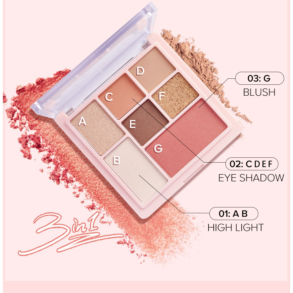 Bảng phấn mắt SACE LADY màu lì đậm thời trang 13g | BigBuy360 - bigbuy360.vn