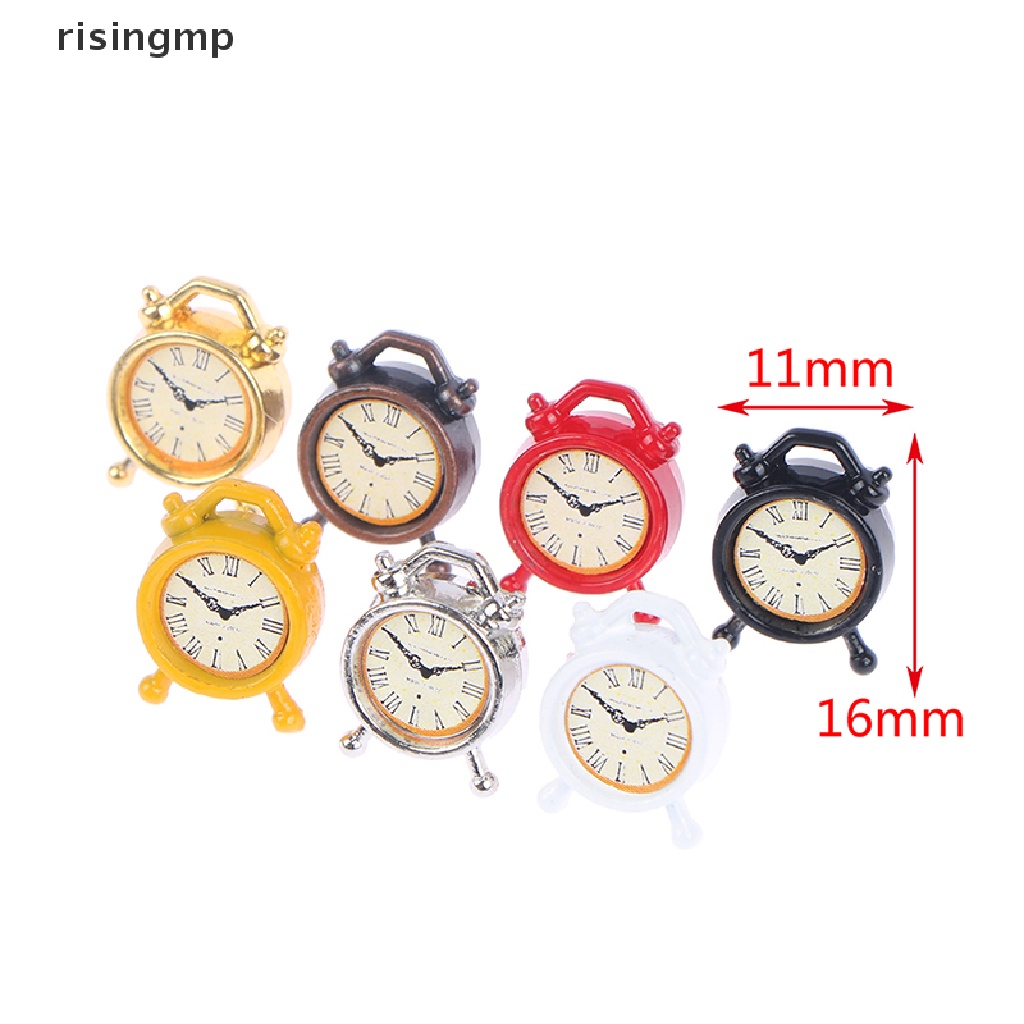 1 Đồng Hồ Báo Thức Tỉ Lệ 1: 12 Trang Trí Nhà Búp Bê ♨Hot