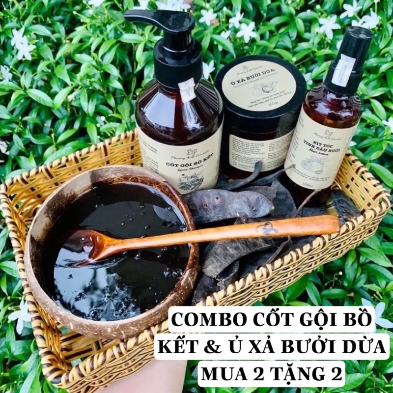 COMBO CỐT GỘI BỒ KẾT - Ủ XẢ BƯỞI DỪA MUA 2 TẶNG 6