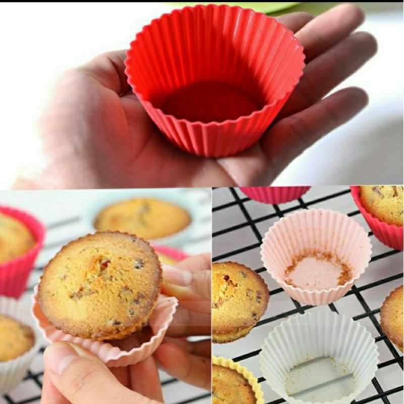 Cup Silicon làm bánh Muffin