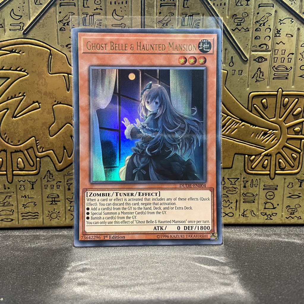 Ghost Belle & Haunted Mansion - DUDE-EN004 - Ultra Rare 1st Edition