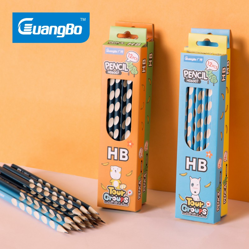 Bút chì định vị set 12 cái/hộp GuangBo H06007