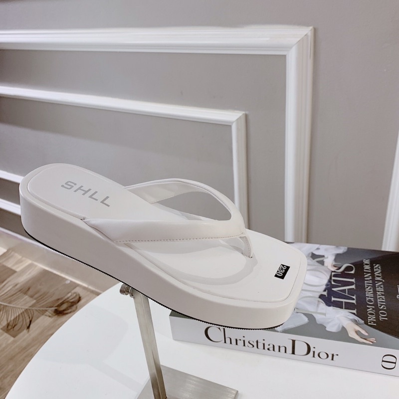 Dép bánh mì xỏ ngón cao 5cm