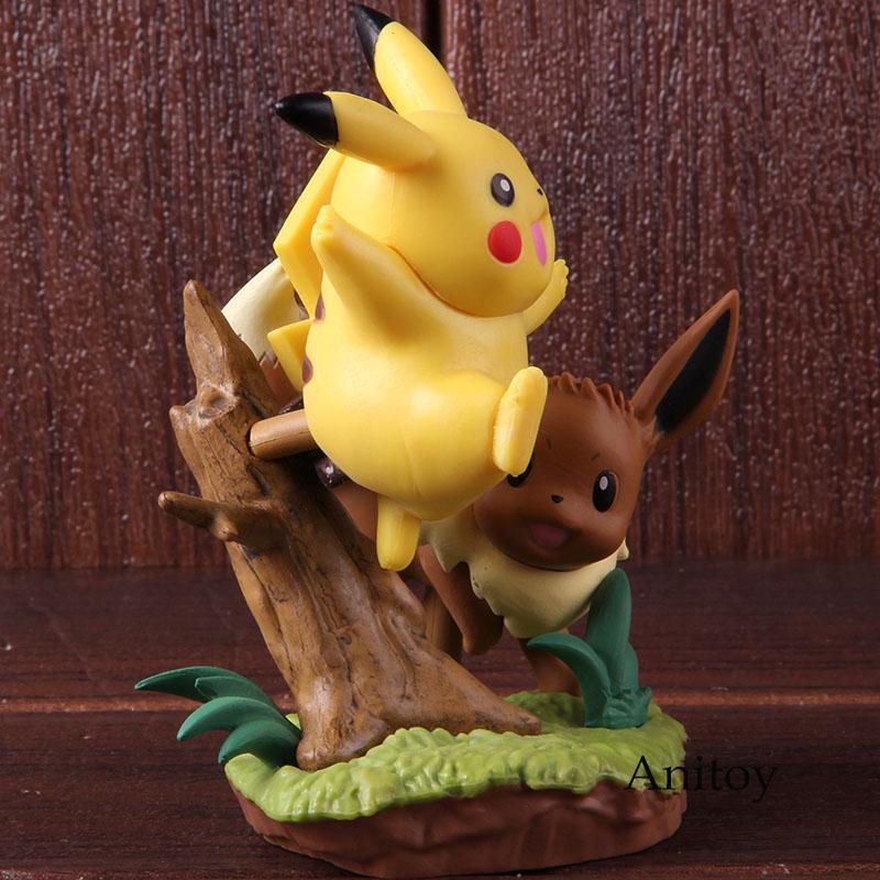 Mô hình nhân vật Pokemon vs Eevee đồ chơi