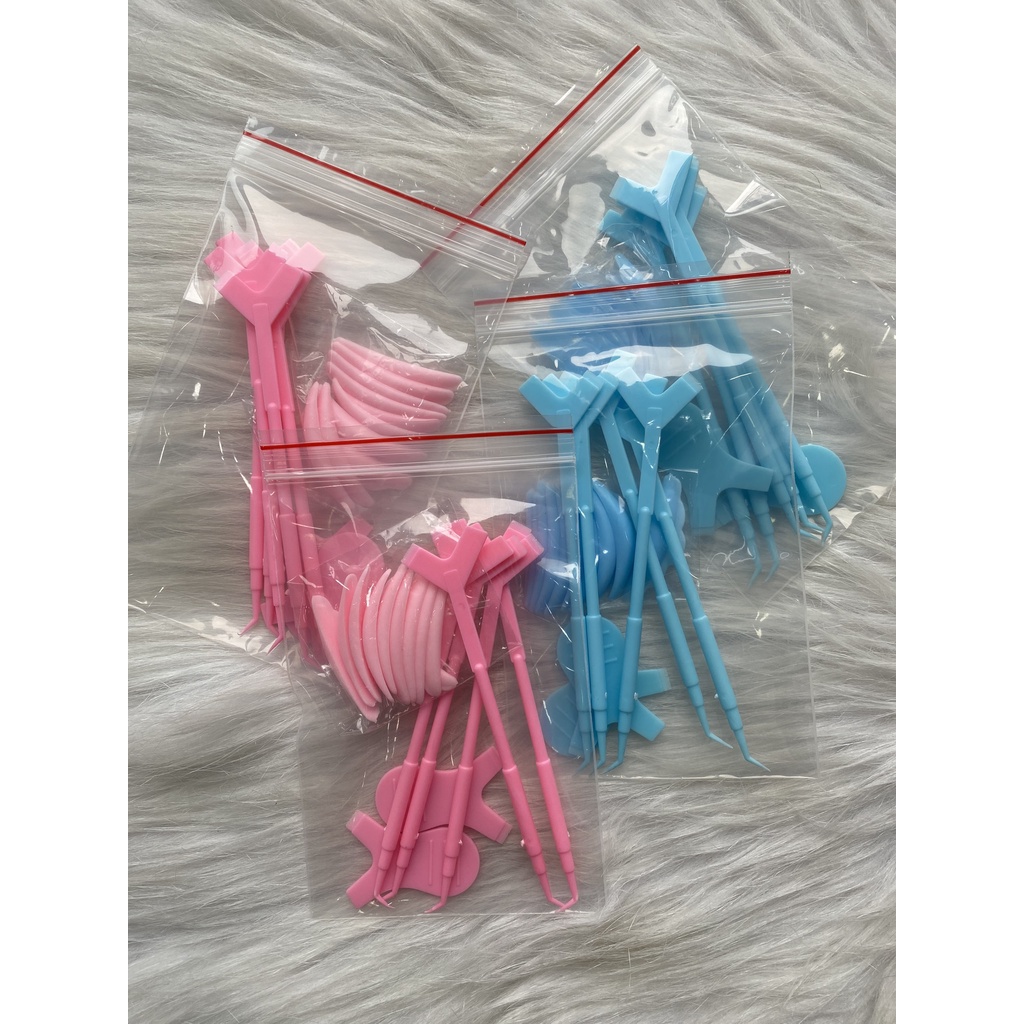 Set trục uốn mi - combo thanh trục uốn mi - Dụng cụ nối mi