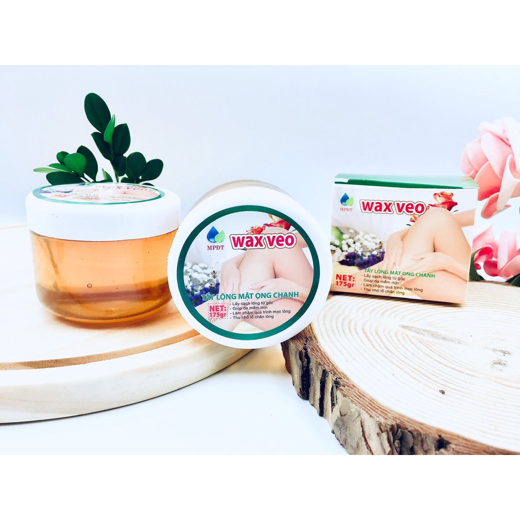 MỠ TRĂN NGUYÊN CHẤT + WAX LÔNG VEO( TẶNG KÈM GIẤY VÀ QUE GẠT). Combo triệt lông vĩnh viễn TỪ THIÊN NHIÊN