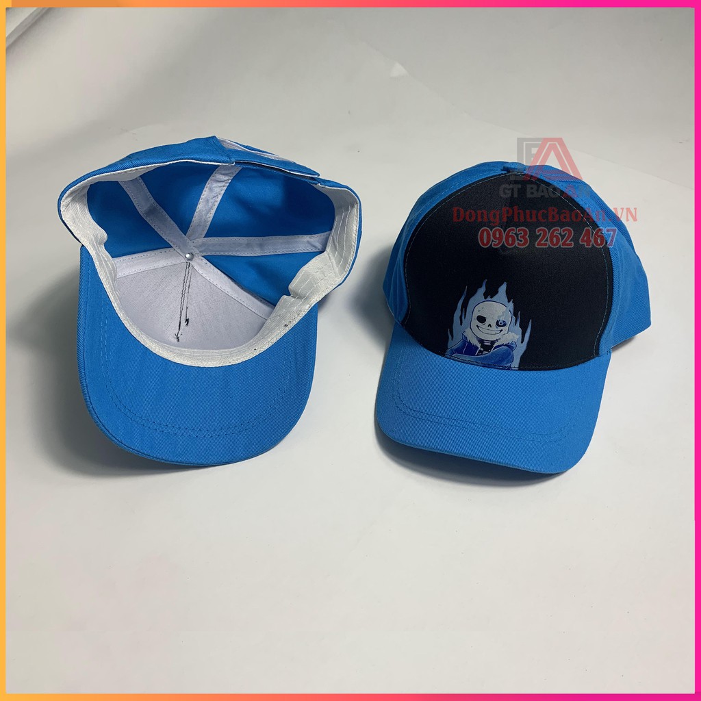 Áo Thun In Hình Bé Sans Family Undertale Biệt Đội Màu Xanh