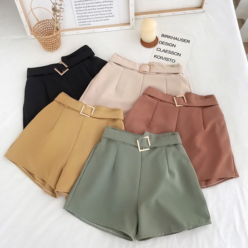 Quần Sọt Chất Chiffon Thời Trang Công Sở Cho Phái Nữ