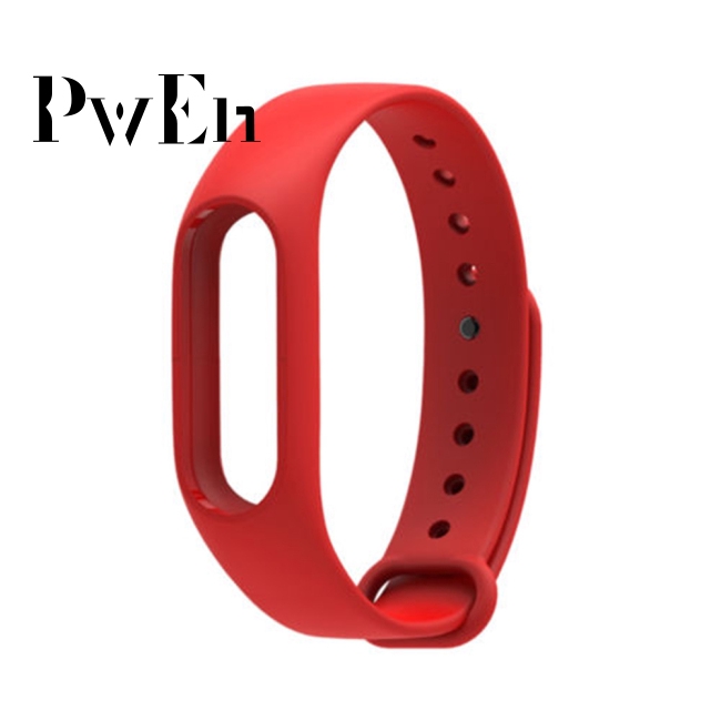 Dây đeo thay thế chất liệu silicon màu trơn cho XIAOMI MI Band 2