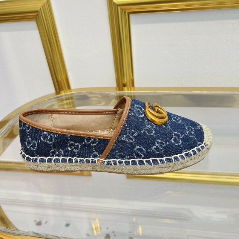 Giày Slip on Guccii GC vải các màu khuy và trơn hàng đẹp hot mix màu trắng xanh nâu bò