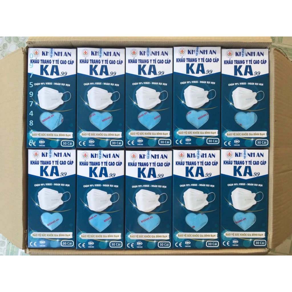 KHẨU TRANG KHÁNH AN KF99 HỘP 30 CÁI