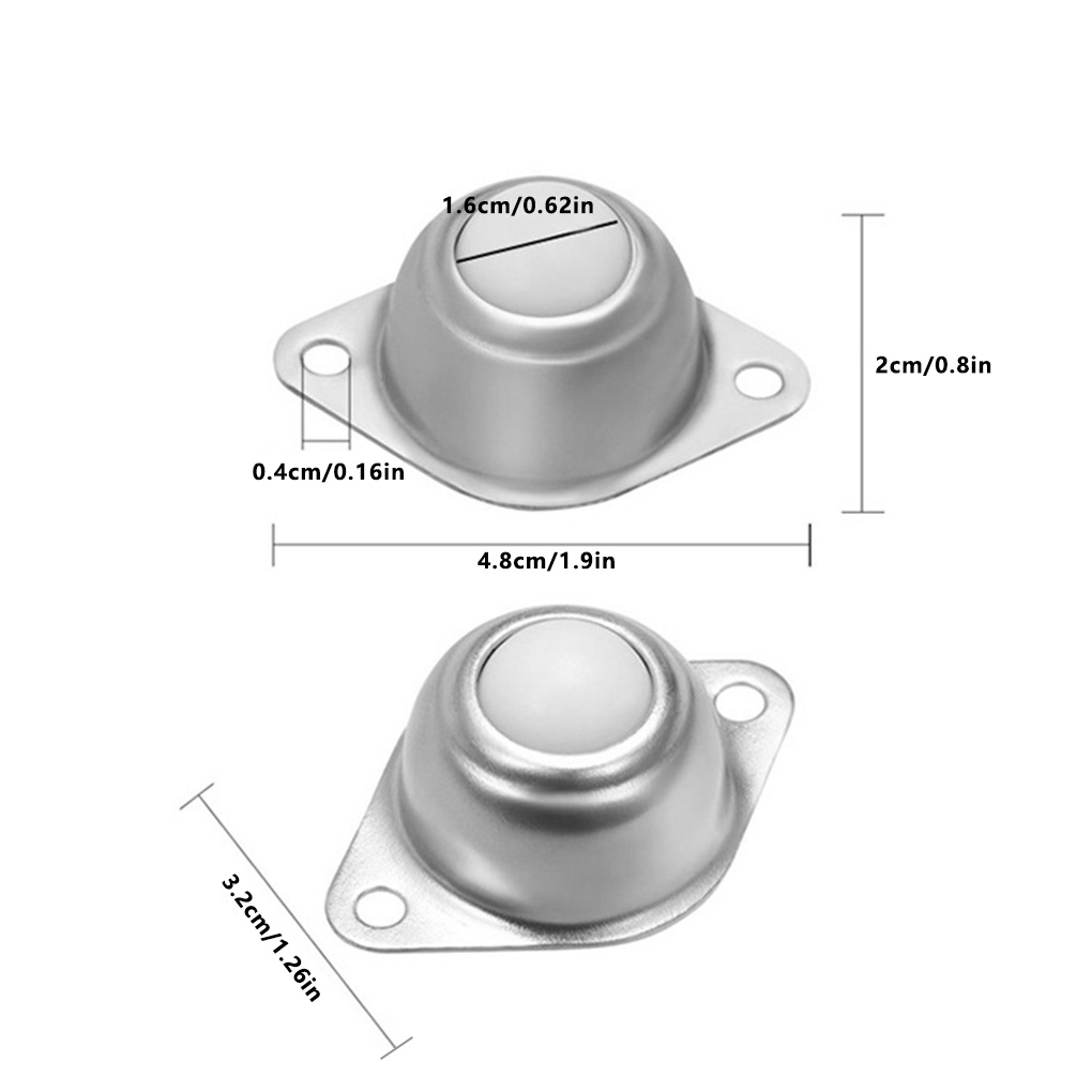 Transfer Bearing 360° 30kg Universal Caster Bull Wheel Nylon Roller Ball Bearing