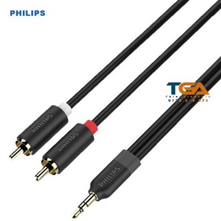 Dây tín hiệu âm thanh 3.5mm sang av 2 chính hãng philips . chiều dài 1.5m và 3m