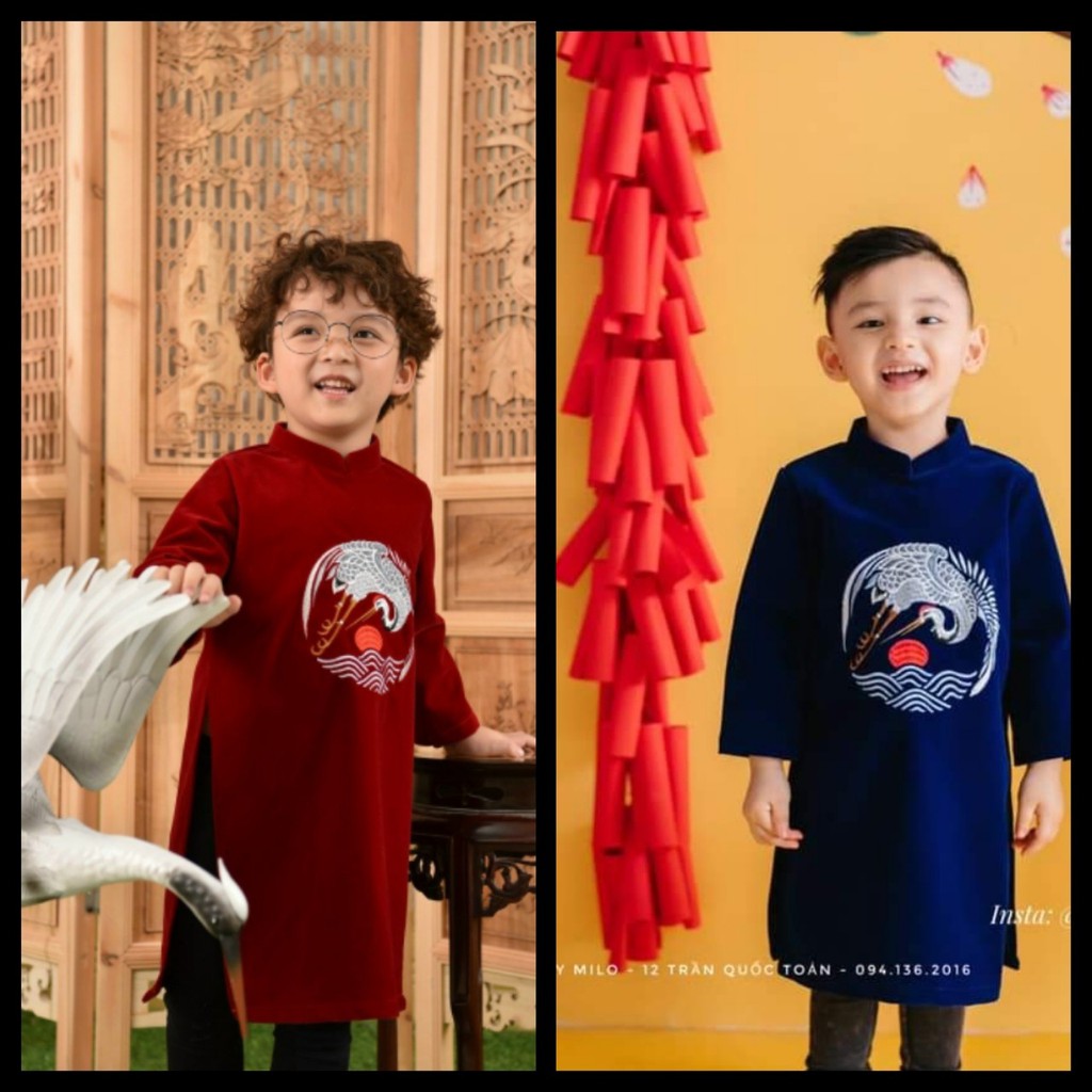 ÁO DÀI BÉ TRAI HÀNG CAO CẤP GIẢM HƠN 50%
