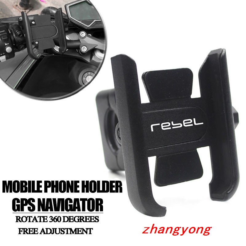 Giá Đỡ Điện Thoại 007moto Gắn Tay Lái Xe Mô Tô HONDA REBEL CMX 300 500 CMX300 CMX500 2017- 2020 2021