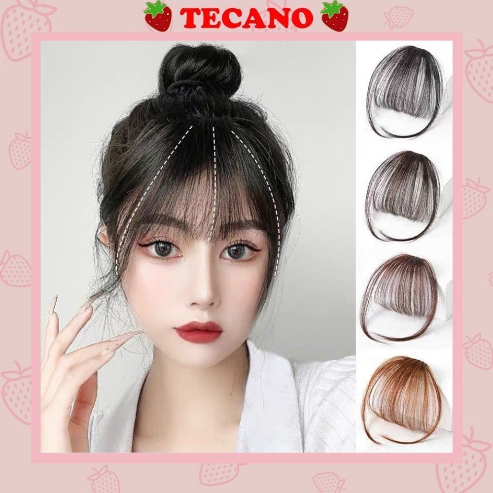 Tóc mái thưa Tecano tóc mái giả phong cách hàn quốc đẹp tự nhiên TG14