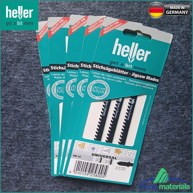 T341HM- Lưỡi cưa lọng HELLER HM SZ 25800 5 (Răng hợp kim, Cắt gỗ, PVC.., SX tại ĐỨC)
