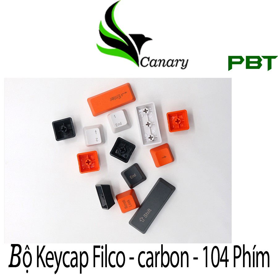 Nút bàn phím (Keycap) Filco carbon 108 nút | BigBuy360 - bigbuy360.vn