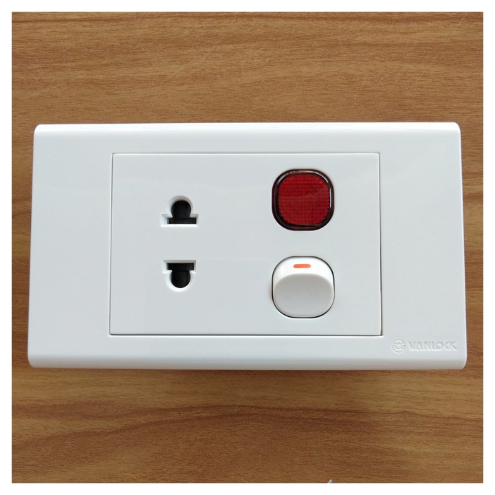 Ổ cắm - Công tắc - Đèn báo Vanlock SINO Dòng S18 - Chính hãng