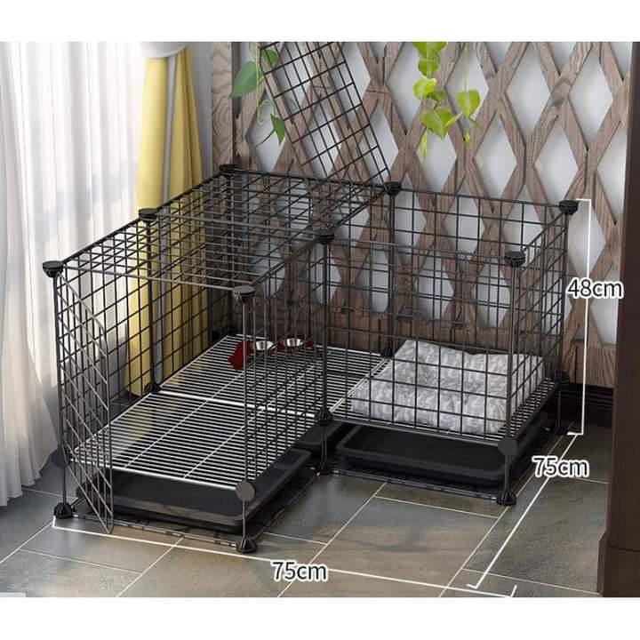 [TẶNG KHAY VỆ SINH] COMBO CHUỒNG, LỒNG,NHÀ BẰNG LƯỚI THÉP CHO CHÓ MÈO PET THÚ CƯNG ĐA NĂNG