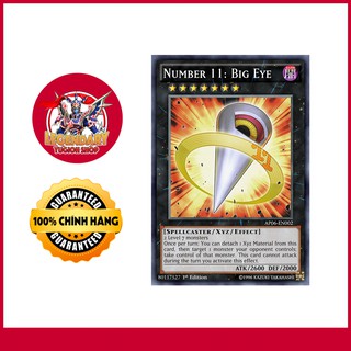 [EN][Thẻ Bài Yugioh Chính Hãng] Number 11: Big Eye