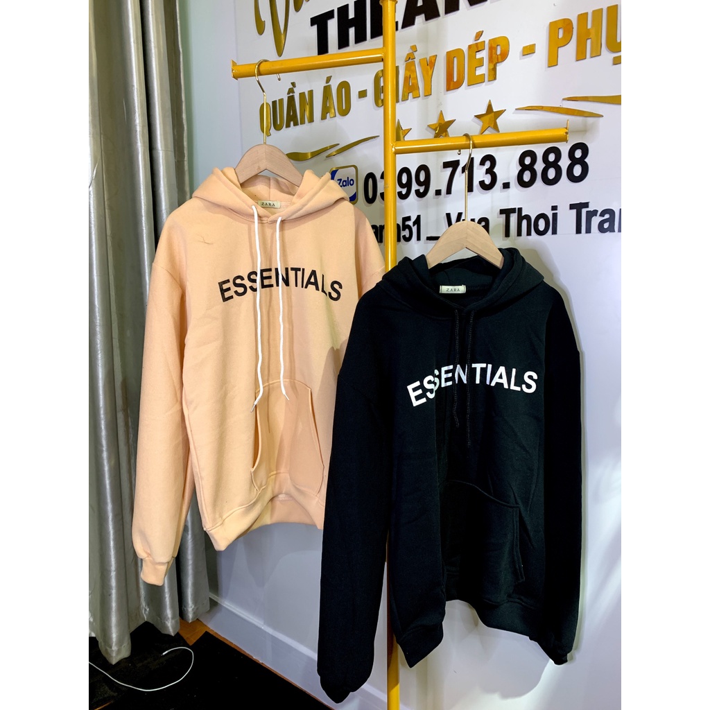 [Mã SRBACK010912 hoàn 20K xu đơn 50K] ÁO HOODIE ESSENTIA , HOODIE NỈ BÔNG ( Gía Chỉ 99k) kèm ảnh thật | BigBuy360 - bigbuy360.vn