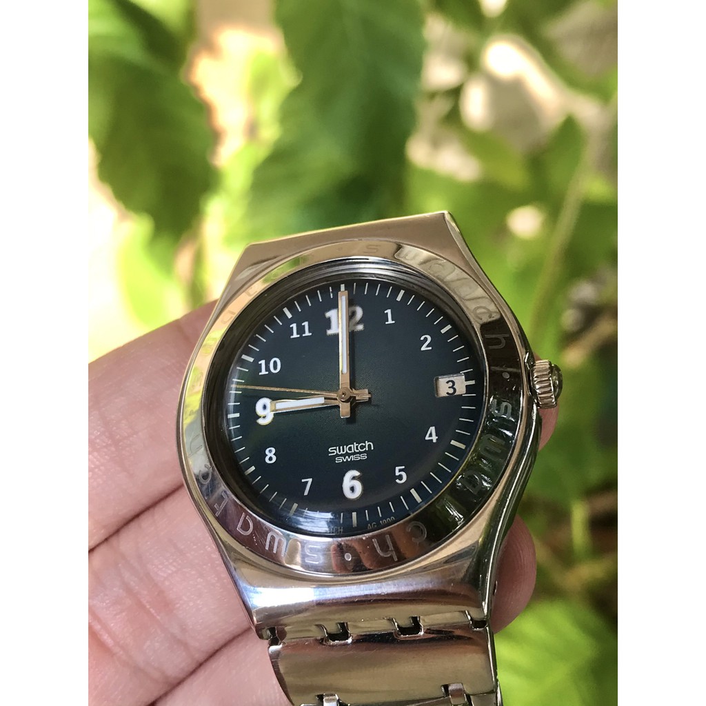 Đồng hồ nam SWATCH SWISS mặt xanh đen - THỤY SỸ thiết kế sang trọng