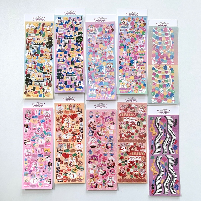 Flowertree 1 Sticker Dán Trang Trí Sổ Lưu Niệm