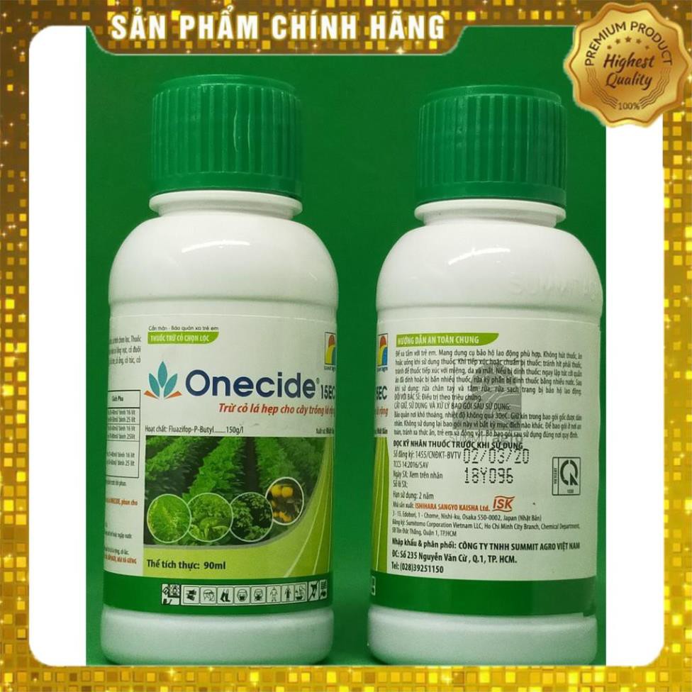 [Tổng Kho phân phối] Thuốc diệt cỏ chọn lọc Onecide 90ml - chỉ diệt cỏ, ko chết cây