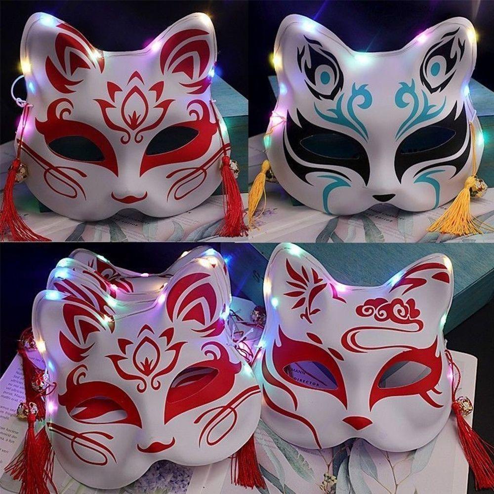 Mặt Nạ Hóa Trang QUINTON Phát Sáng Trong Đêm Halloween Bảo Vệ Mặt Không Độc Hại Có Chuông
