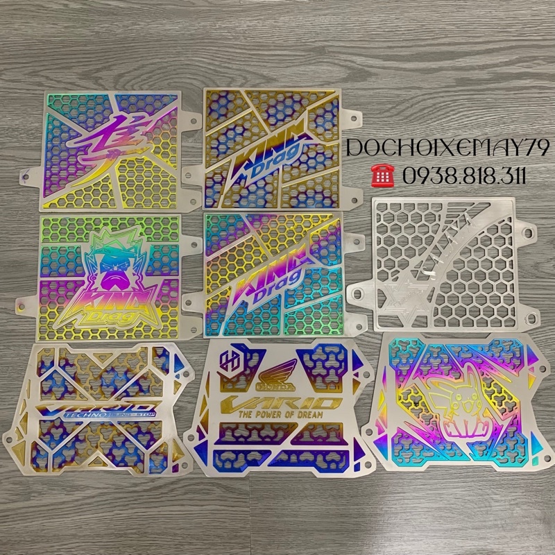 Che két nước titan Vario, Click, AB, SH kèm ốc Salaya , GR5