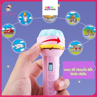 Đồ chơi đèn pin chiếu với 24 hình ảnh vui nhộn độc đáo dành cho trẻ em Bkid21