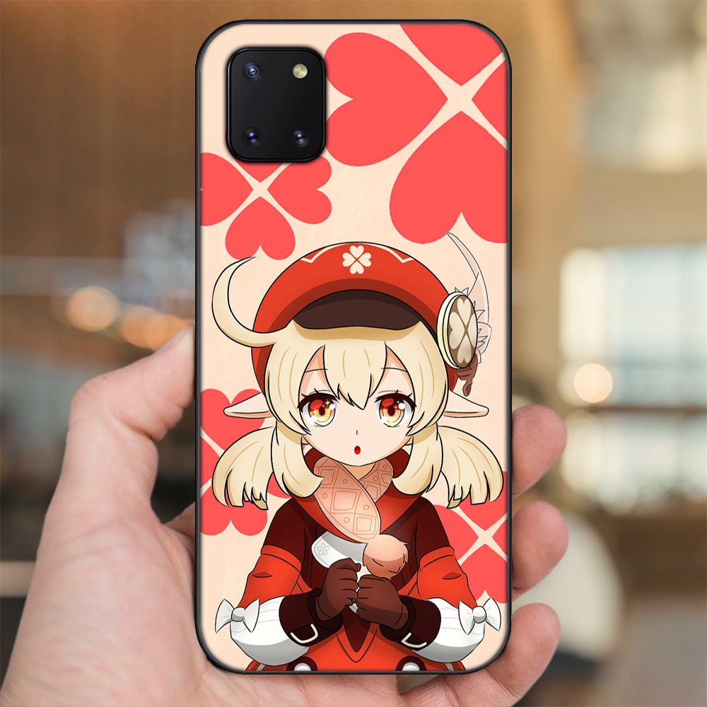 Ốp lưng Samsung Note 10 Lite viền đen in hình Klee Genshin Impact