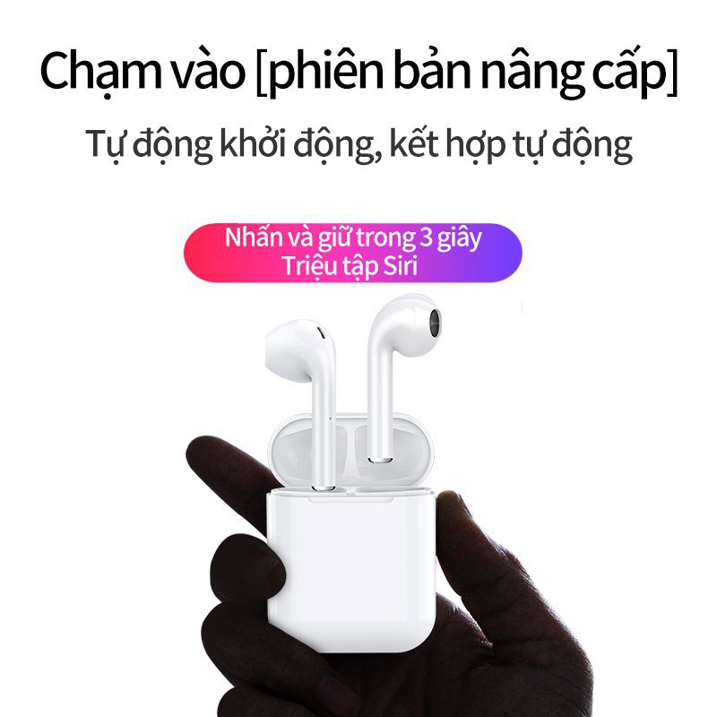 [ TRỢ GIÁ ] ( Nghe Không Hay Hoàn Tiền 100% )  Tai Nghe Bluetooth Cảm Biến Vân Tay Dùng cả IOS &amp; Android