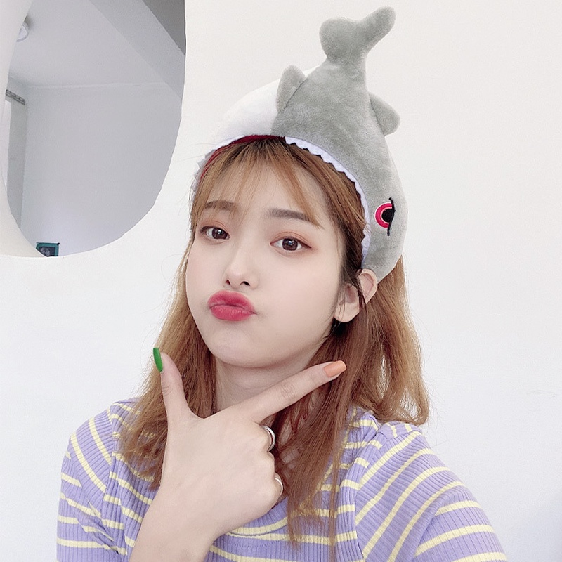 Băng đô rửa mặt chống trượt họa tiết hoạt hình phong cách hàn quốc đáng yêu cho nữ