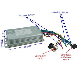 Điều khiển động cơ brushless 30v-55v 30a