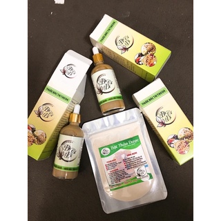[Kiềm dầu - kiềm nhờn - sạch bụi bẩn] Bột rửa mặt linh chi  Bà Cố Di - Handmade