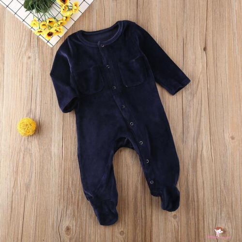 Bodysuit Romper Vải Nhung Cho Các Bé Nhỏ Sơ Sinh