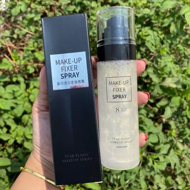 Xịt khoá lớp makeup giữ lớp nền lâu trôi NOVO CHAMOMILE có nhũ mịn lấp lánh