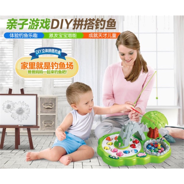 Hòn non bộ câu cá