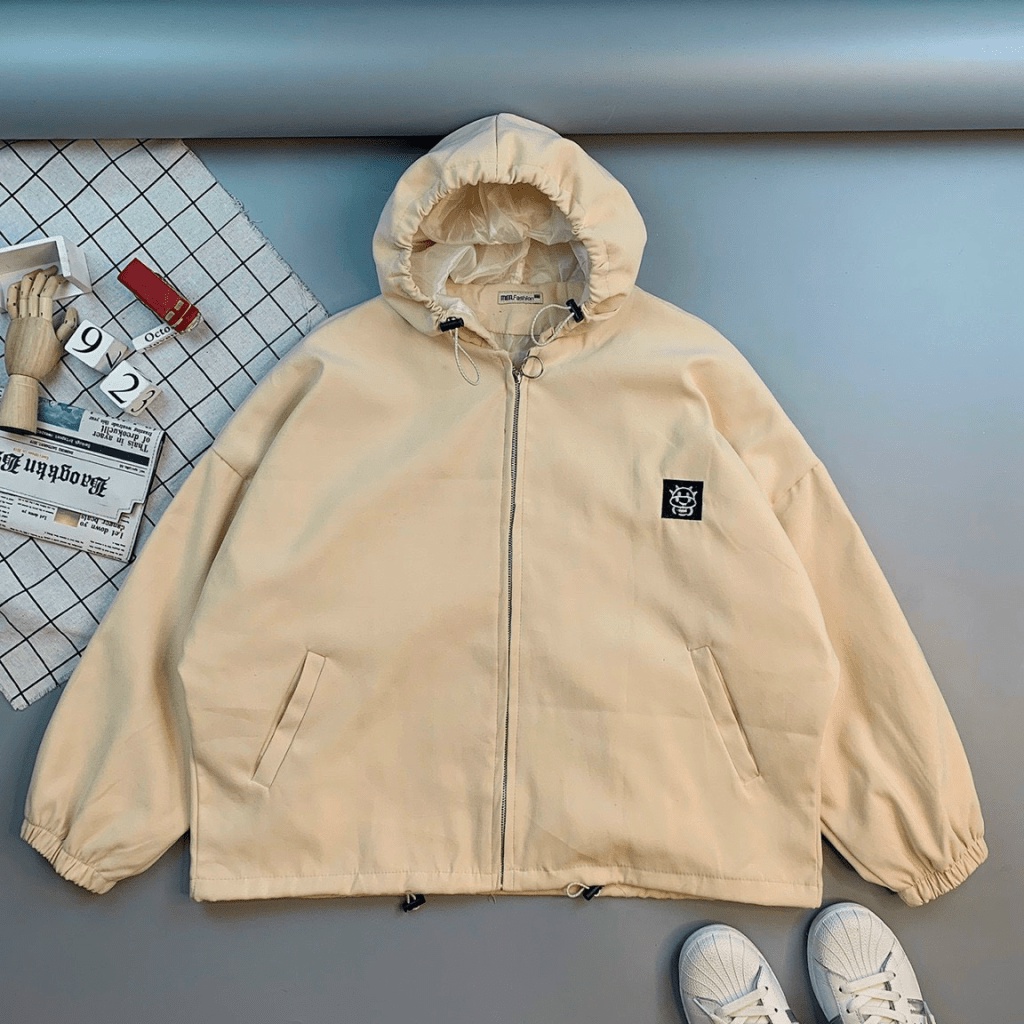 (MẪU MỚI) Áo Khoác nữ  thêu họa tiết quỷ nhỏ xinh chất liệu da lộn cao cấp có bốn màu HHP