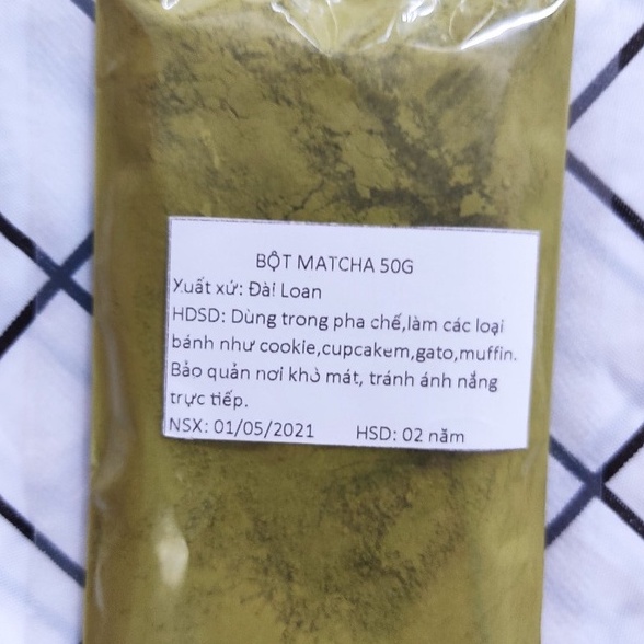 bột trà xanh matcha/matcha(50g/100g) đài loan
