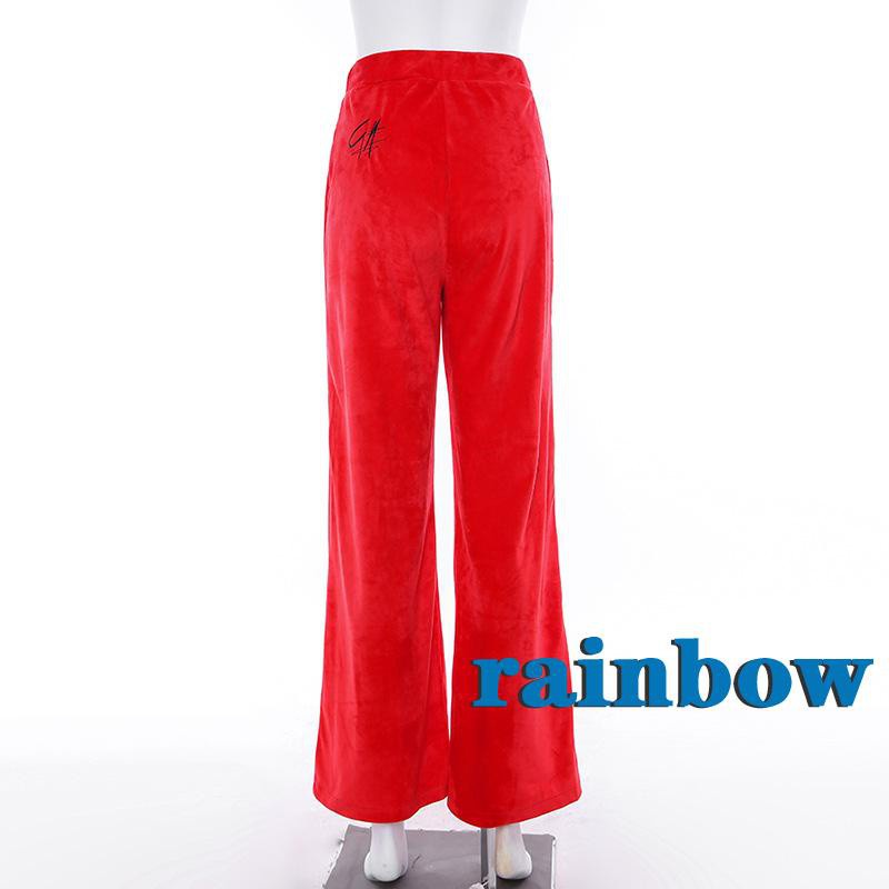 quần ống rộng Lưng Cao Phối Bèo Màu Trơn Thời Trang Cho Nữ | BigBuy360 - bigbuy360.vn