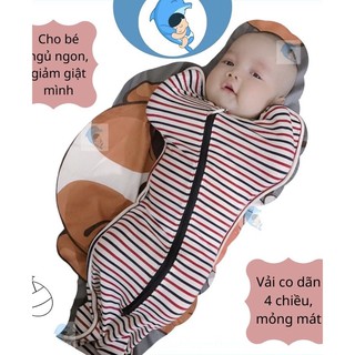 Nhộng mùa hè cho bé-Quấn chũn- nhộng chũn cho trẻ sơ sinh(Vải sịn- khóa sịn)