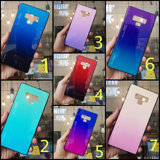 Ốp lưng kính ombre samsung NOTE 8 / S9 plus / S8 plus