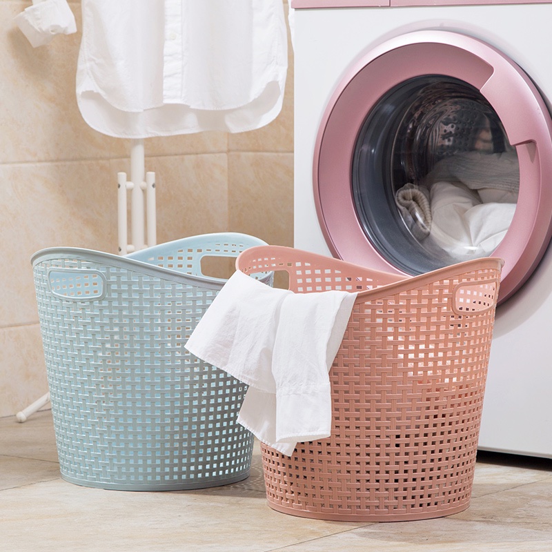 Rổ đựng quần áo bẩn bằng nhựa lớn Giỏ phòng khách đồ chơi