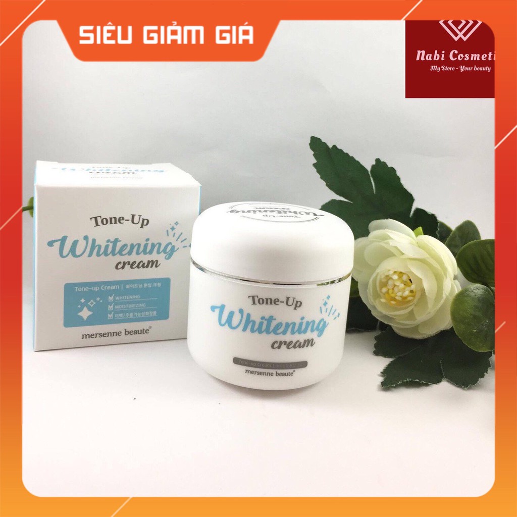 Kem dưỡng trắng da Mersenne Beaute Tone - Up Whitening Cream 50g 5.0