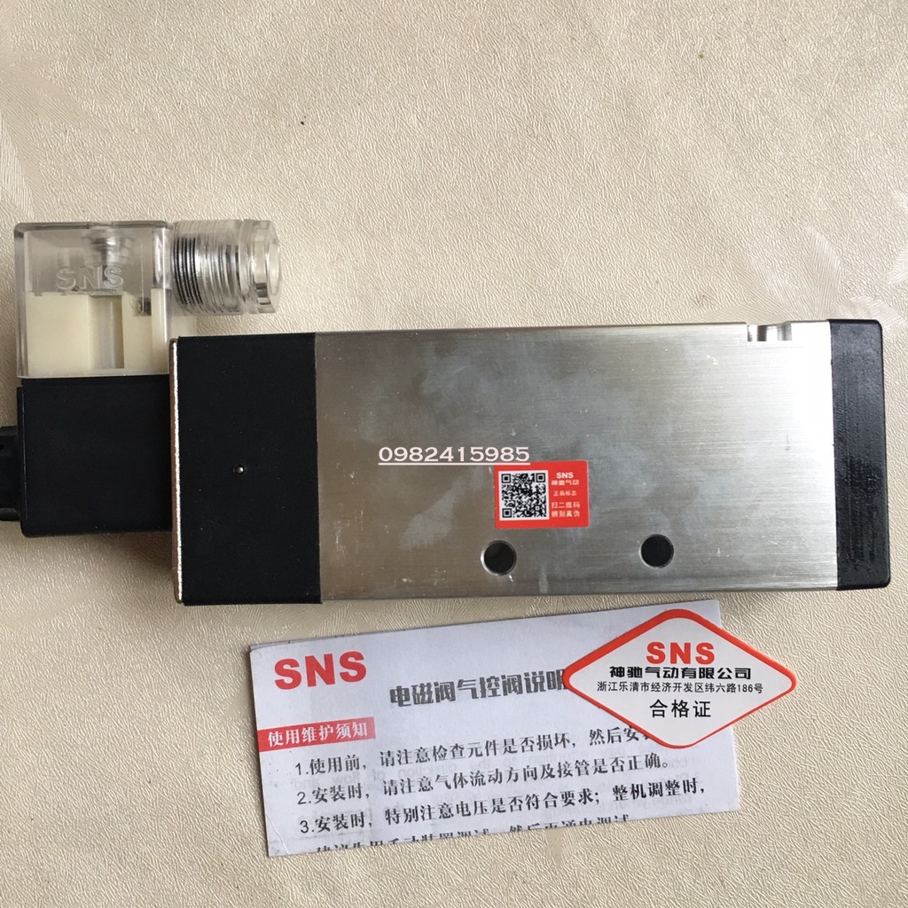 4V410-15   Van điện từ 5/2 chính hãng SNS