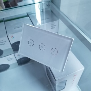 Công tắc cảm ứng Tuya Wifi 2 nút hình chữ nhật